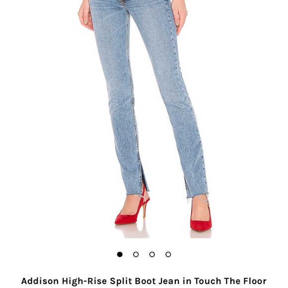 Addison High-Rise Split Boot Jean in Touch The Flo - Picture 2 of 3